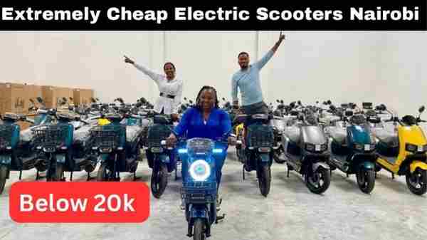 Ishmael Nzioka in Kenwing Electric Motorcycles Advertisement Ishmael Nzioka in a Kenwing Electric Motorcycles advertisement in Kenya