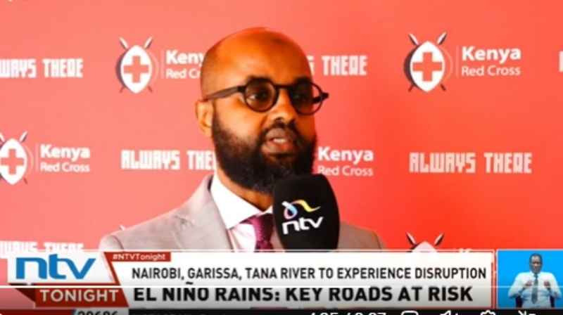 El Niño Threatens Key Kenyan Transport Corridors as Agencies Prepare for Flood Disruptions Kenya Red Cross Secretary General Ahmed Idris addressing the media on El Niño flood risks in Kenya