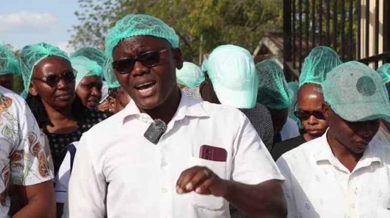 Nurses’ procession affecting traffic in Nairobi