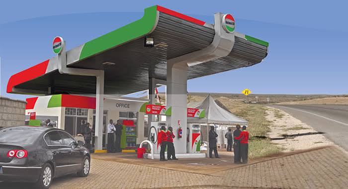 National Oil petrol station in Kenya