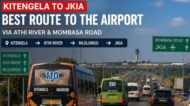 Kitengela to JKIA: Best Routes to Jomo Kenyatta International Airport Kitengela to JKIA route via Athi River and Mombasa Road