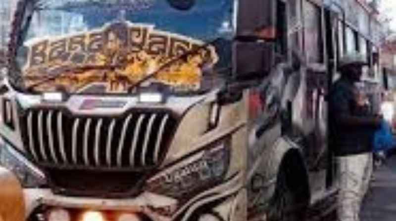 Baba Yaga Matatu Accident in Nairobi Baba Yaga matatu reportedly lying in a ditch after Nairobi accident