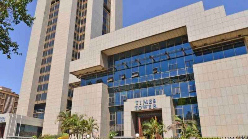 KRA Times Tower headquarters on Haile Selassie Avenue in Nairobi CBD